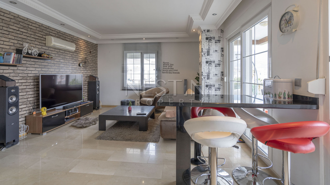 Апартаменты 2+1 в районе Оба в 800 метрах от Средиземного моря фото 12