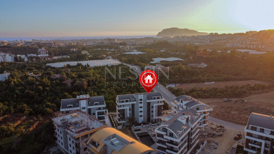 Апартаменты 1+1 в районе Оба, в 3500 м от Средиземного моря фото 3