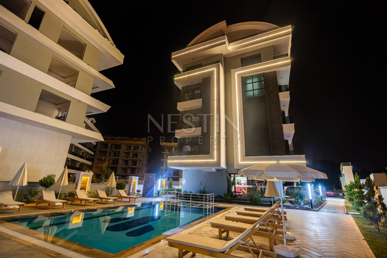 Апартаменты 1+1 в районе Оба, в 3500 м от Средиземного моря фото 4