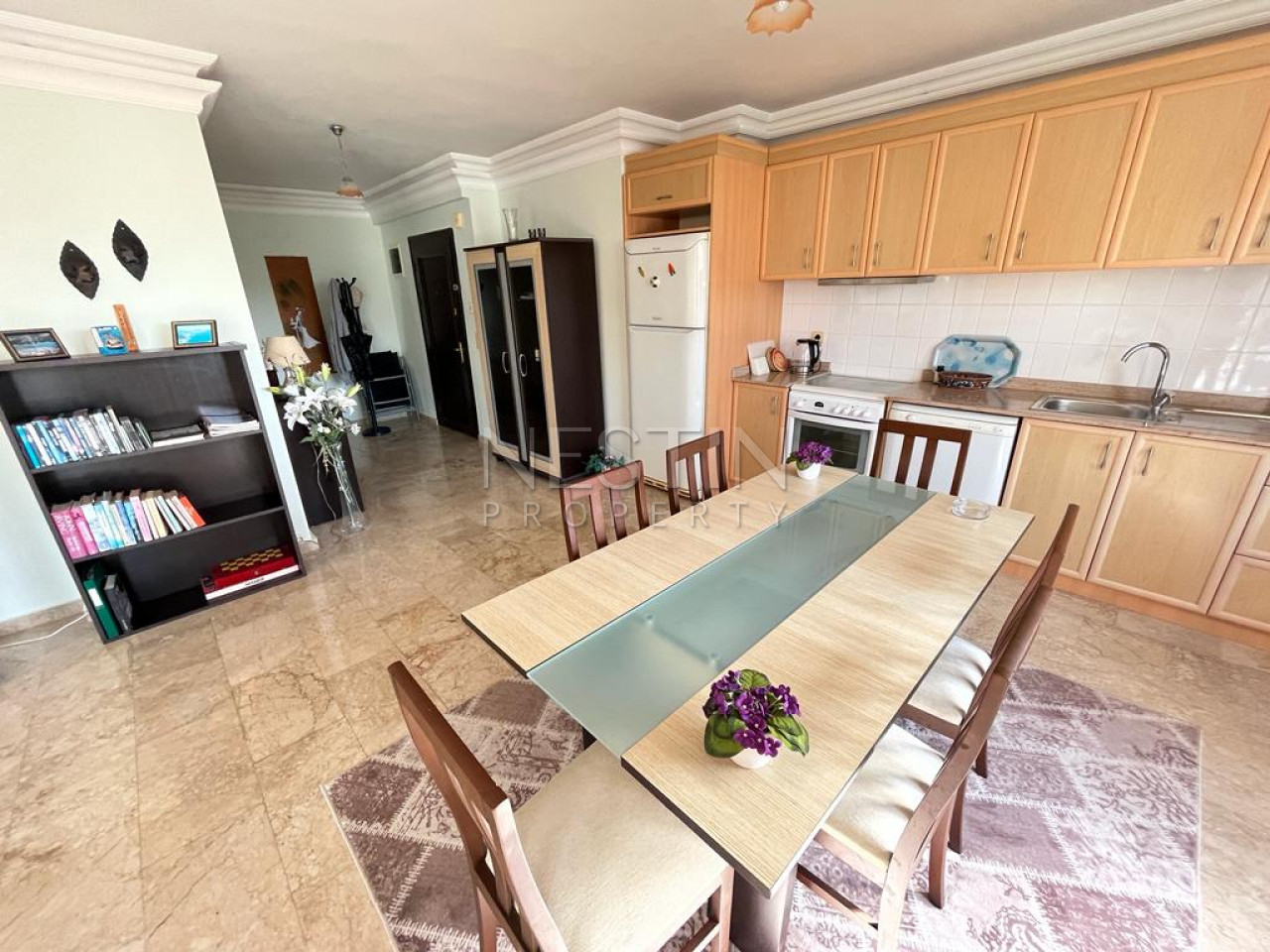 Апартаменты 2+1 в благоустроенном районе Джикджилли, в 850 метрах от Средиземного моря фото 3