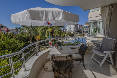 Меблированная квартира 1+1 в районе Джикджилли, в 125 метрах от Средиземного моря фото 14