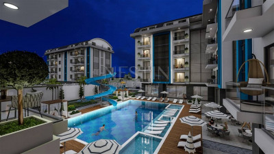 Квартира 1+1 от инвестора, в районе Оба в 3500 метрах от Средиземного моря фото 1