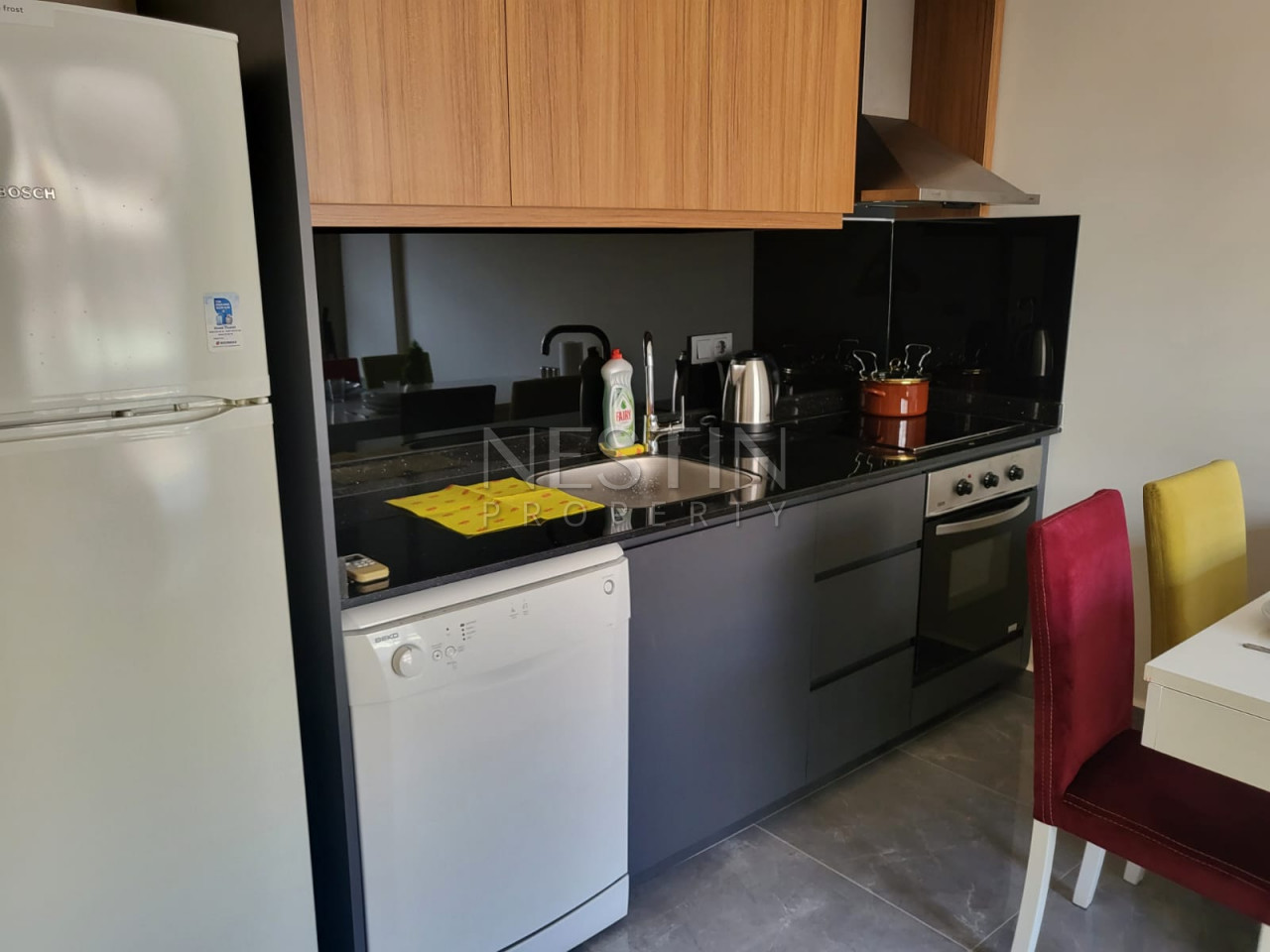 Меблированная квартира 1+1 в районе Оба, в 1200 метрах от Средиземного моря фото 6