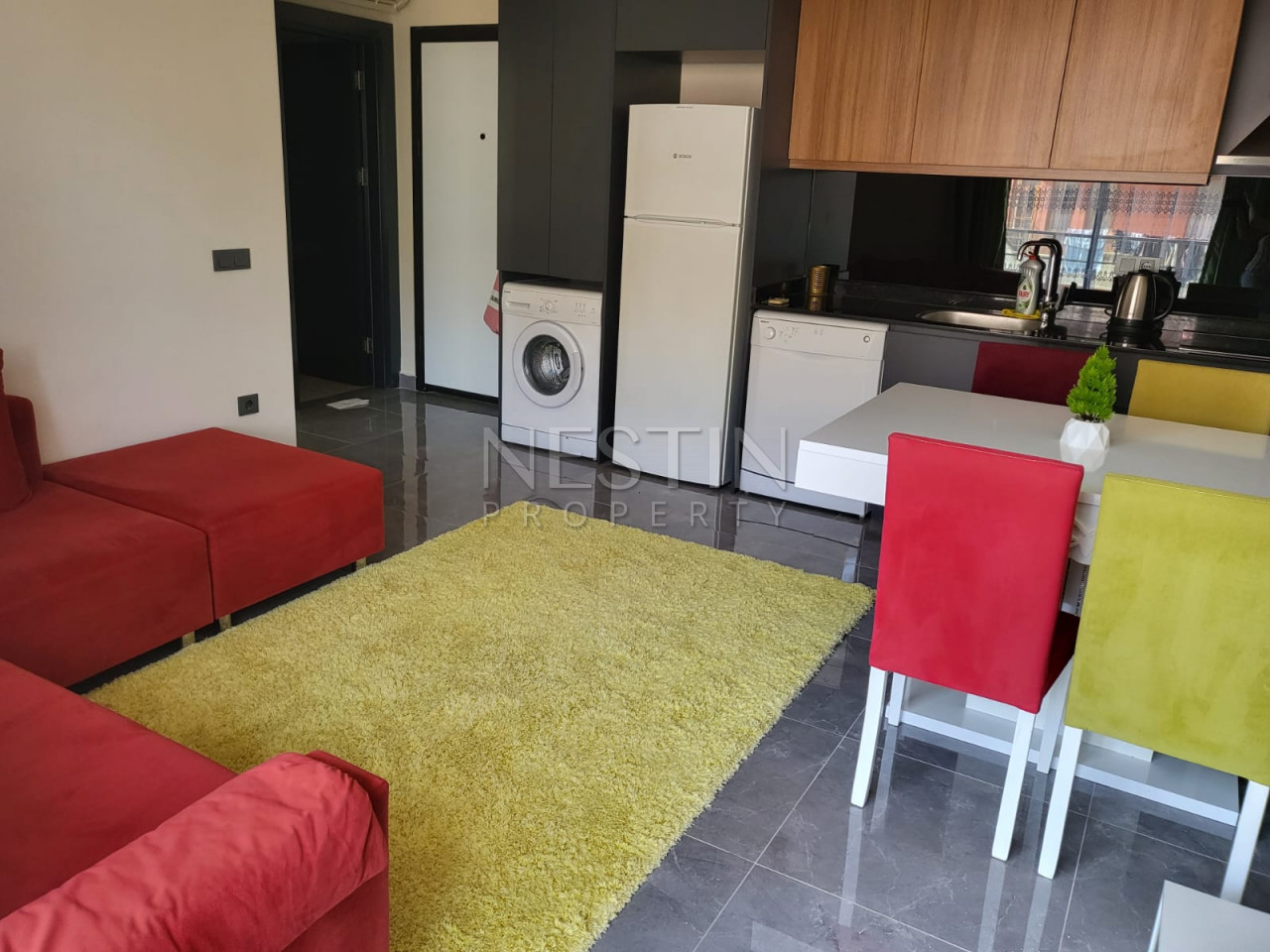 Меблированная квартира 1+1 в районе Оба, в 1200 метрах от Средиземного моря фото 10