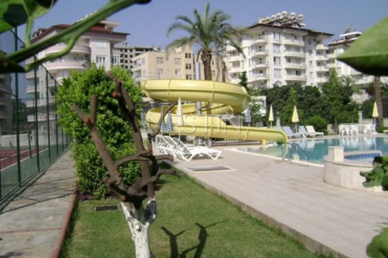 Апартаменты 1+1 в комплексе с инфраструктурой район Джикджилли, в 800 метрах от Средиземного моря фото 5