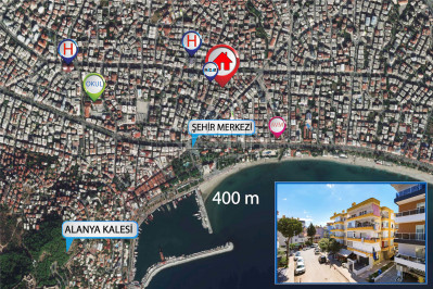 Апартаменты 2+1 в районе Шекерханэ, в 400 мерах от Средиземного моря фото 4