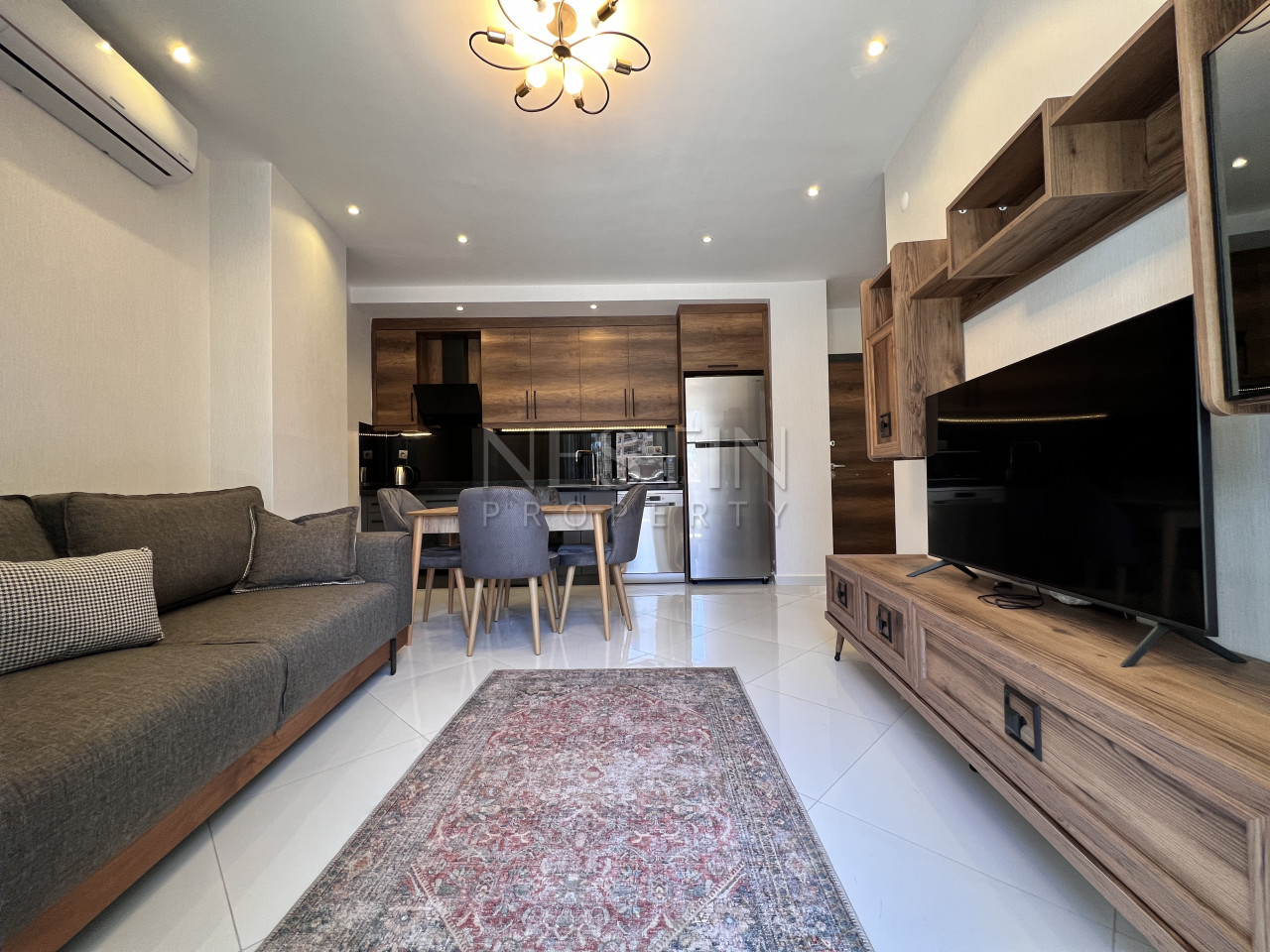 Квартира 1+1 с мебелью, в новом, красивом комплексе, в районе Махмутлар, всего в 600 метрах от моря фото 5