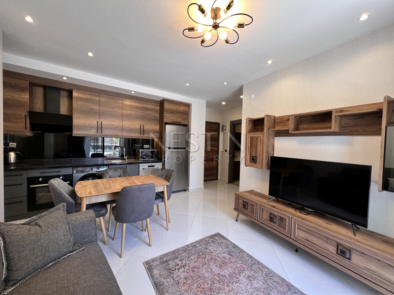 Квартира 1+1 с мебелью, в новом, красивом комплексе, в районе Махмутлар, всего в 600 метрах от моря фото 6