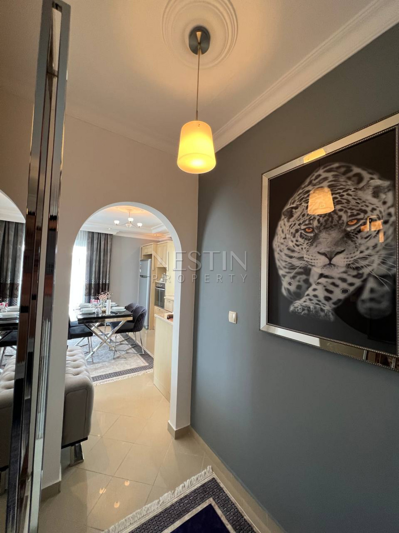 Квартира 2+1 в районе Тосмур с видом на море и горы, в 600 м от Средиземного моря фото 20