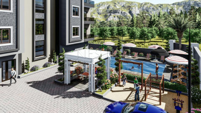 Квартира 2+1 в районе Оба, в 2000 м от Средиземного моря фото 1