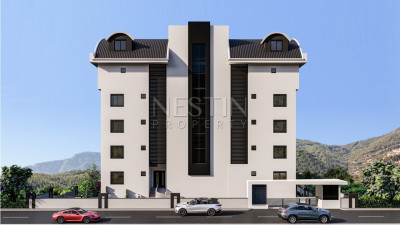 Новый проект на этапе строительства в районе Авсаллар, в 1300 м от Средиземного моря фото 2