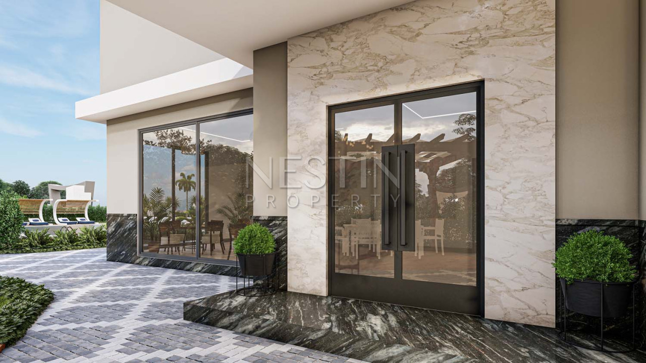 Квартиры 1+1 и 2+1 в комплексе на этапе стротиельства в районе Авсаллар фото 12