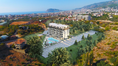 Квартира 1+1 в районе Оба в 2500 м от Средиземного моря фото 2