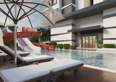 Квартира в новом комплексе 2+1 в районе Махмутлар, в 100 м от Средиземного моря фото 3