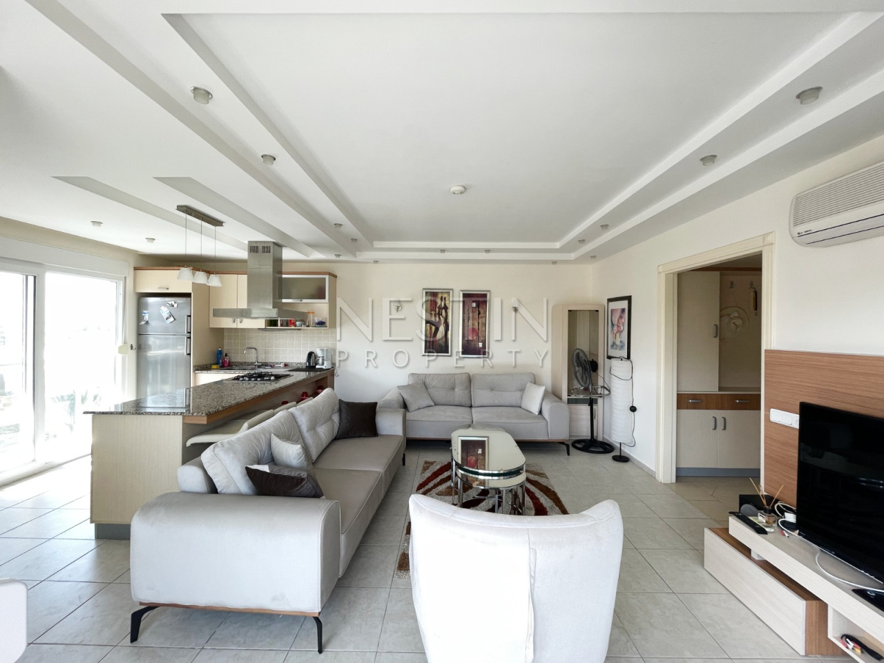 Квартира пентхаус 4+1 в районе Оба с видом на горы фото 26