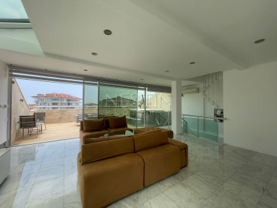 Квартира пентхаус 3+1 в районе Тосмур с видом на горы фото 13