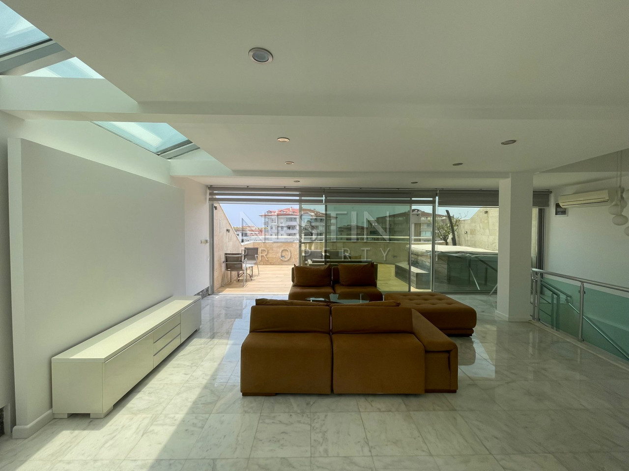 Квартира пентхаус 3+1 в районе Тосмур с видом на горы фото 14