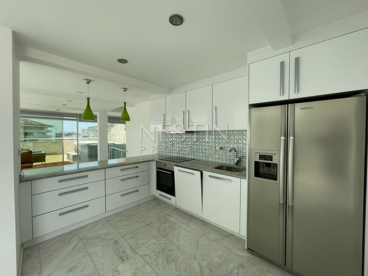 Квартира пентхаус 3+1 в районе Тосмур с видом на горы фото 16