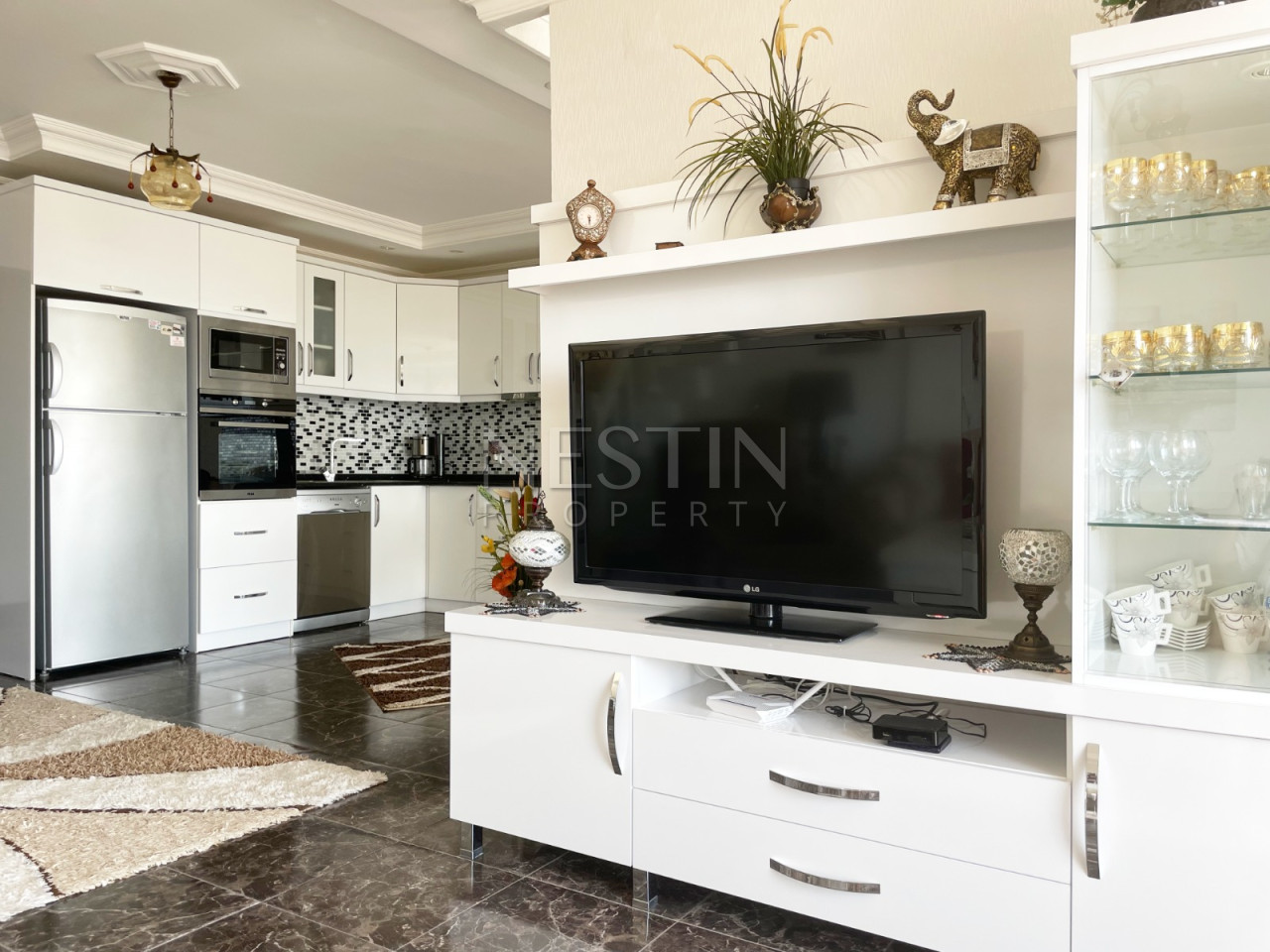 Квартира 3+1 дуплекс в Районе Тосмур с видом на горы фото 9