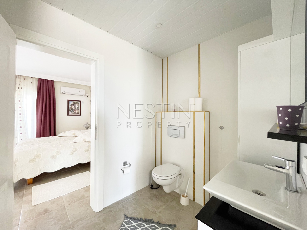 Квартира 3+1 дуплекс в Районе Тосмур с видом на горы фото 21