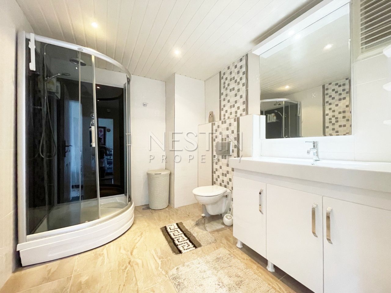 Квартира 3+1 дуплекс в Районе Тосмур с видом на горы фото 22