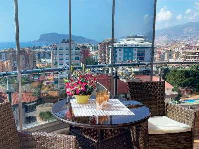 Квартира 3+1 дуплекс в Районе Тосмур с видом на горы фото 26