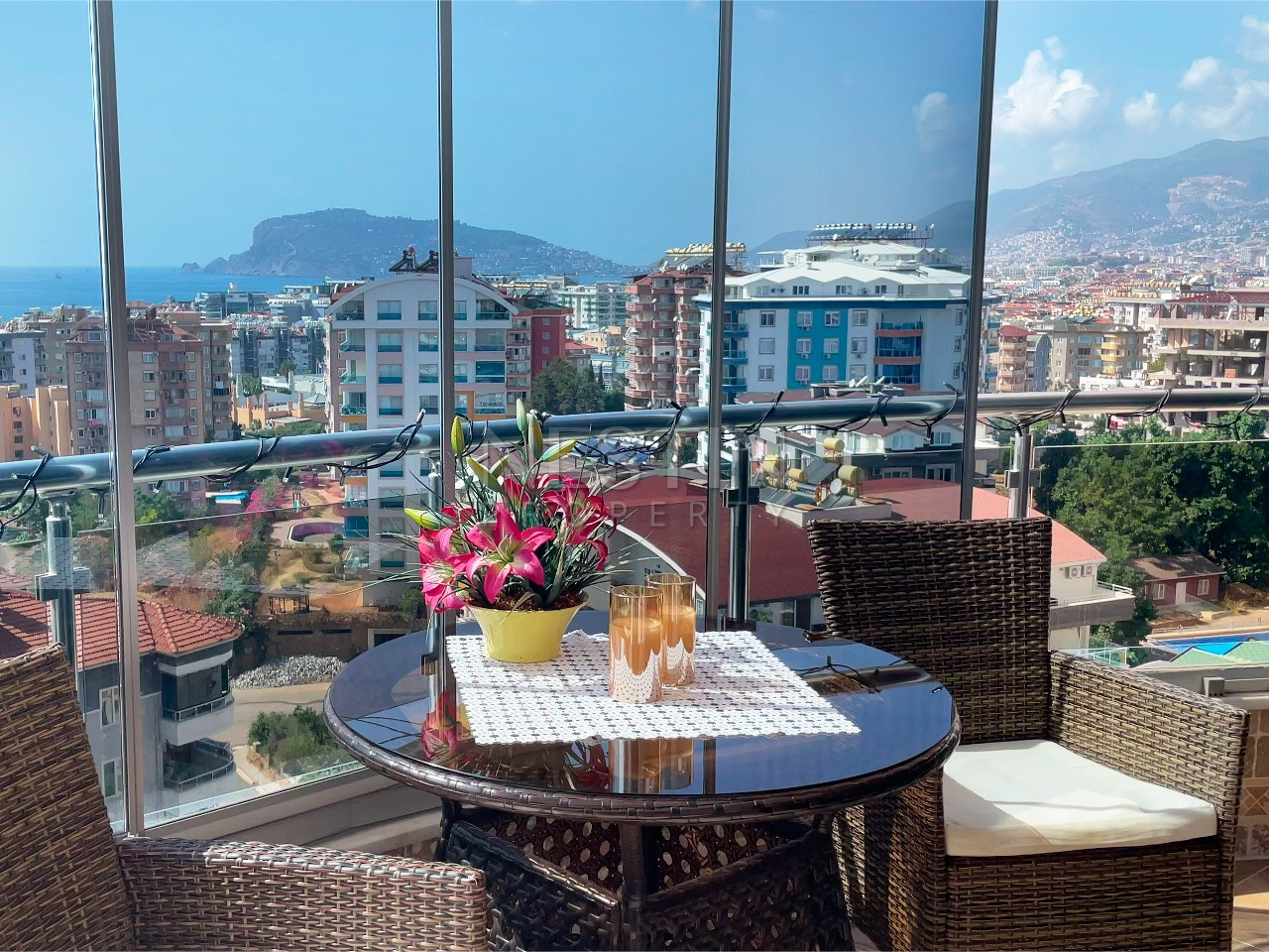 Квартира 3+1 дуплекс в Районе Тосмур с видом на горы фото 26