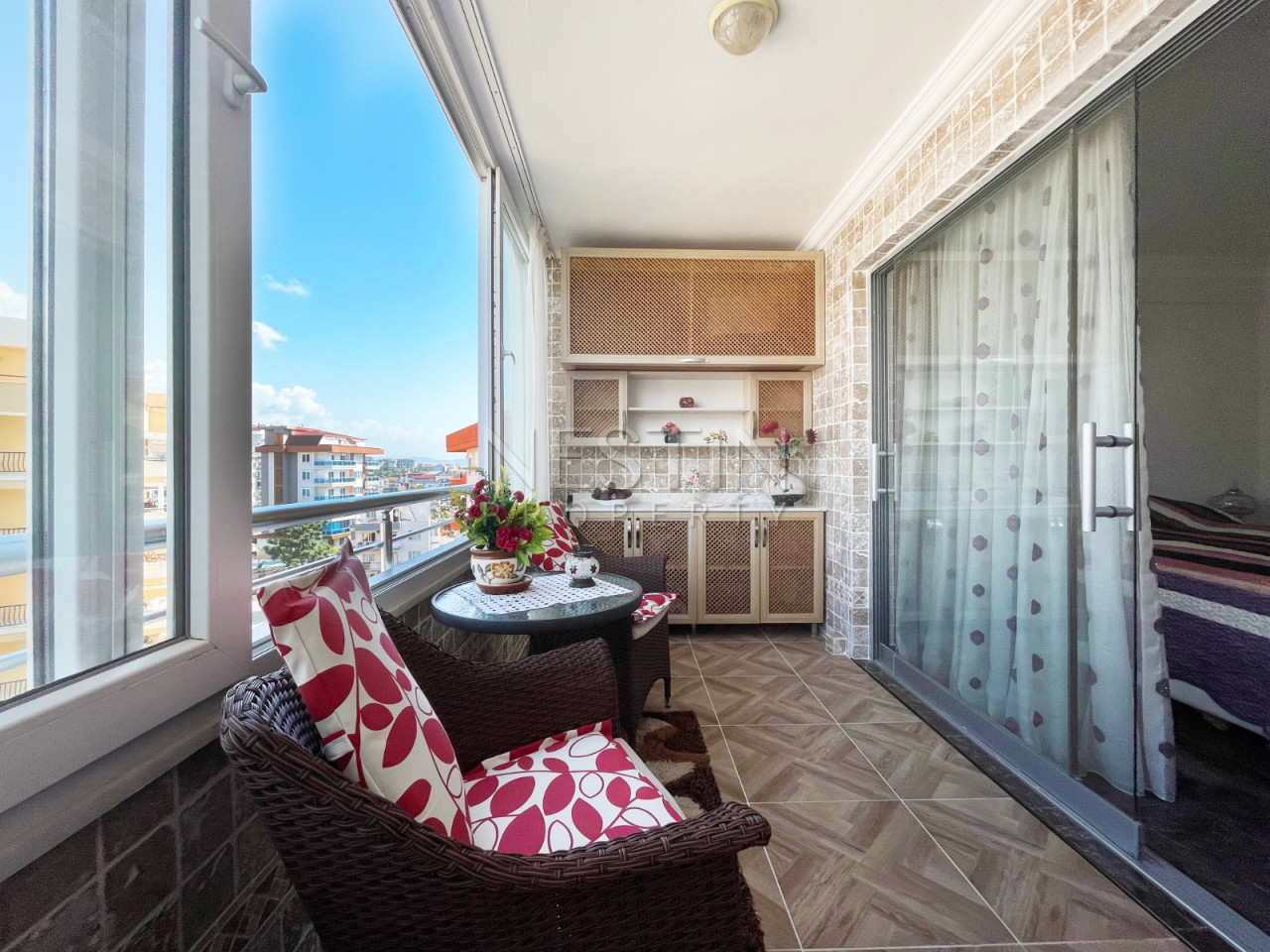 Квартира 3+1 дуплекс в Районе Тосмур с видом на горы фото 34