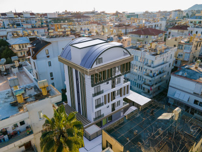 Квартира 1+1 в центре Аланьи, в новом доме, в 200 м от Средиземного моря фото 3