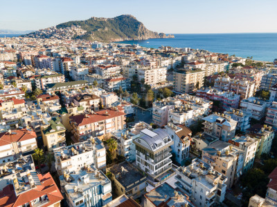 Квартира 1+1 в центре Аланьи, в новом доме, в 200 м от Средиземного моря фото 5