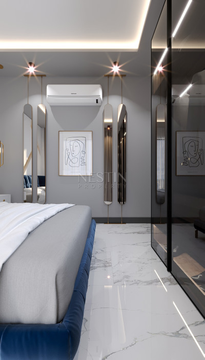 Квартира 1+1 в центре Аланьи, в новом доме, в 200 м от Средиземного моря фото 20