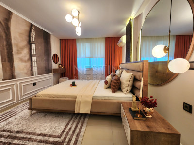 Квартира 2+1 в районе Кестель, в 300 м от Средиземного моря с видом на горы фото 12