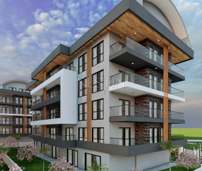 Квартира 1+1 в новом жилом доме в районе Оба фото 1