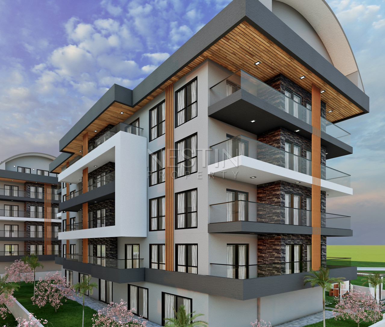 Квартира 1+1 в новом жилом доме в районе Оба фото 1