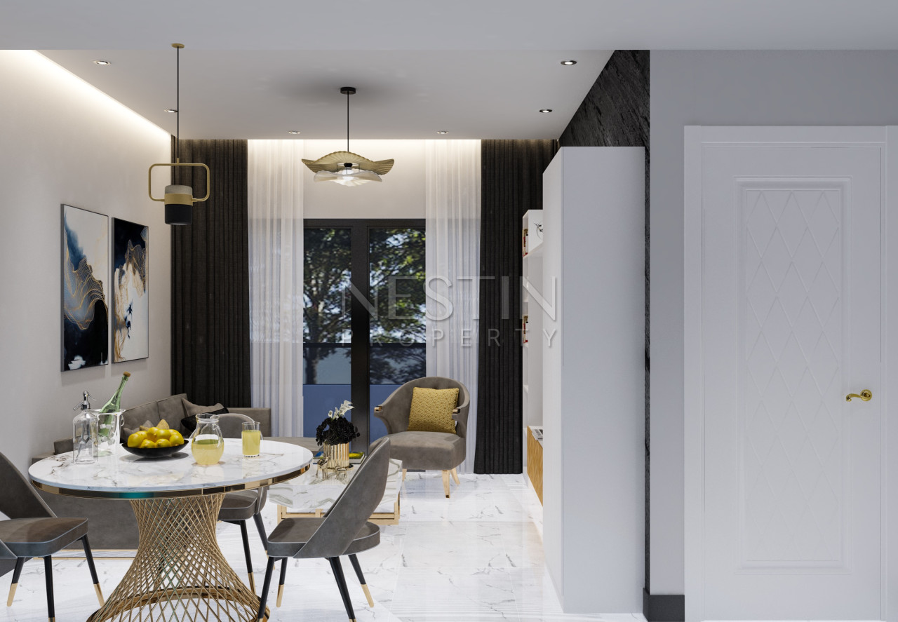 Квартира 1+1 в новом жилом доме в районе Оба фото 6