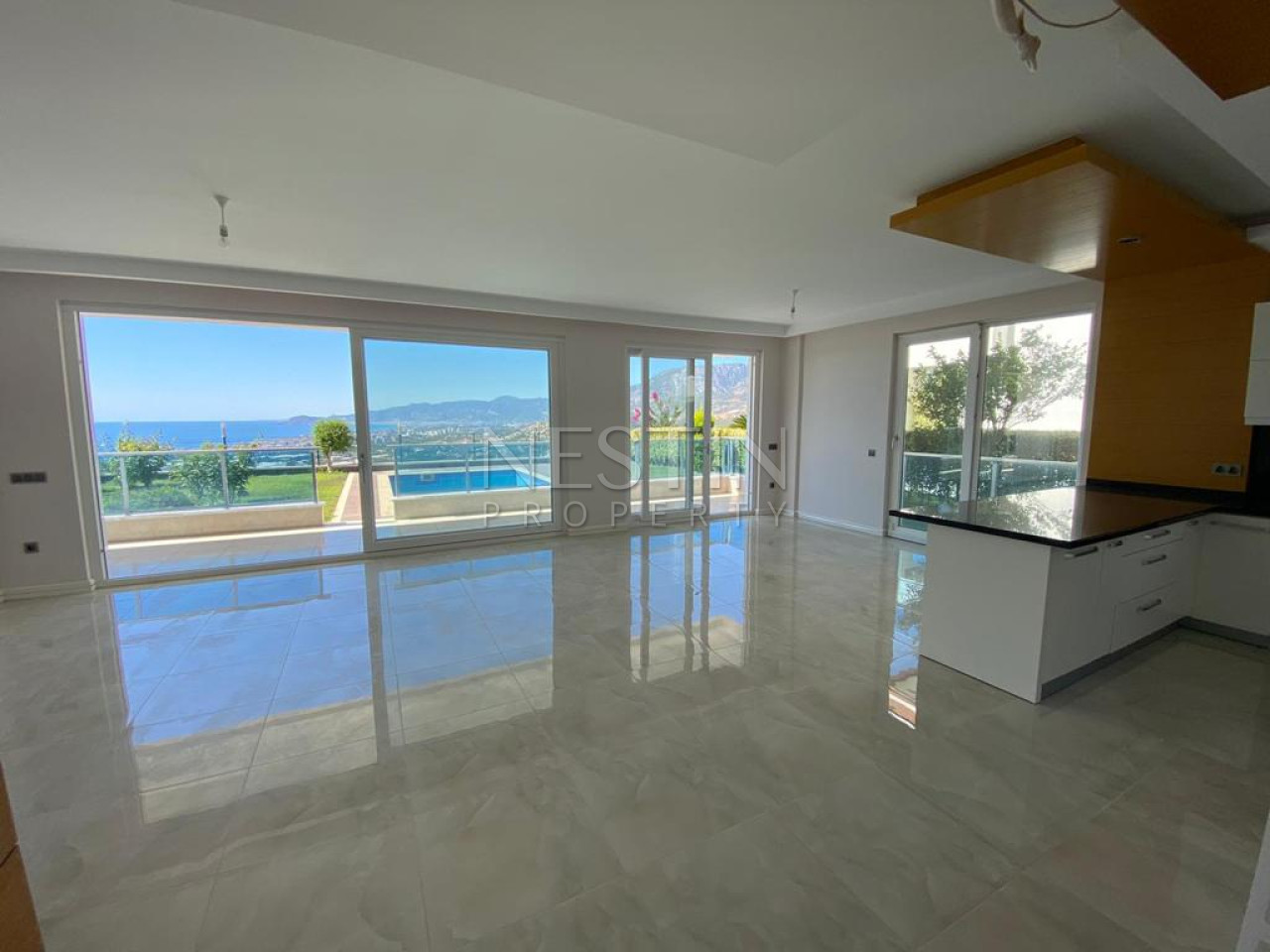 Вилла с видом на горы и море 4+1 в районе Каргыджак фото 9