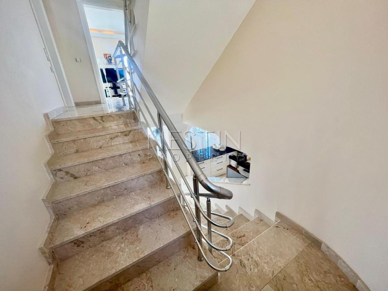 Вилла 3+2 в районе Каргыджак с видом на море и горы в 4,5 км от Средиземного моря фото 13