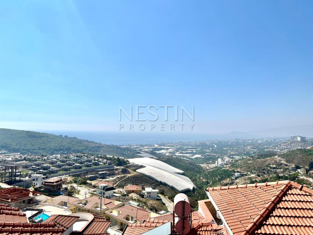 Вилла 3+2 в районе Каргыджак с видом на море и горы в 4,5 км от Средиземного моря фото 16