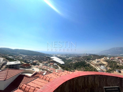 Вилла 3+2 в районе Каргыджак с видом на море и горы в 4,5 км от Средиземного моря фото 18