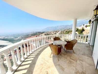 Вилла 3+2 в районе Каргыджак с видом на море и горы в 4,5 км от Средиземного моря фото 26