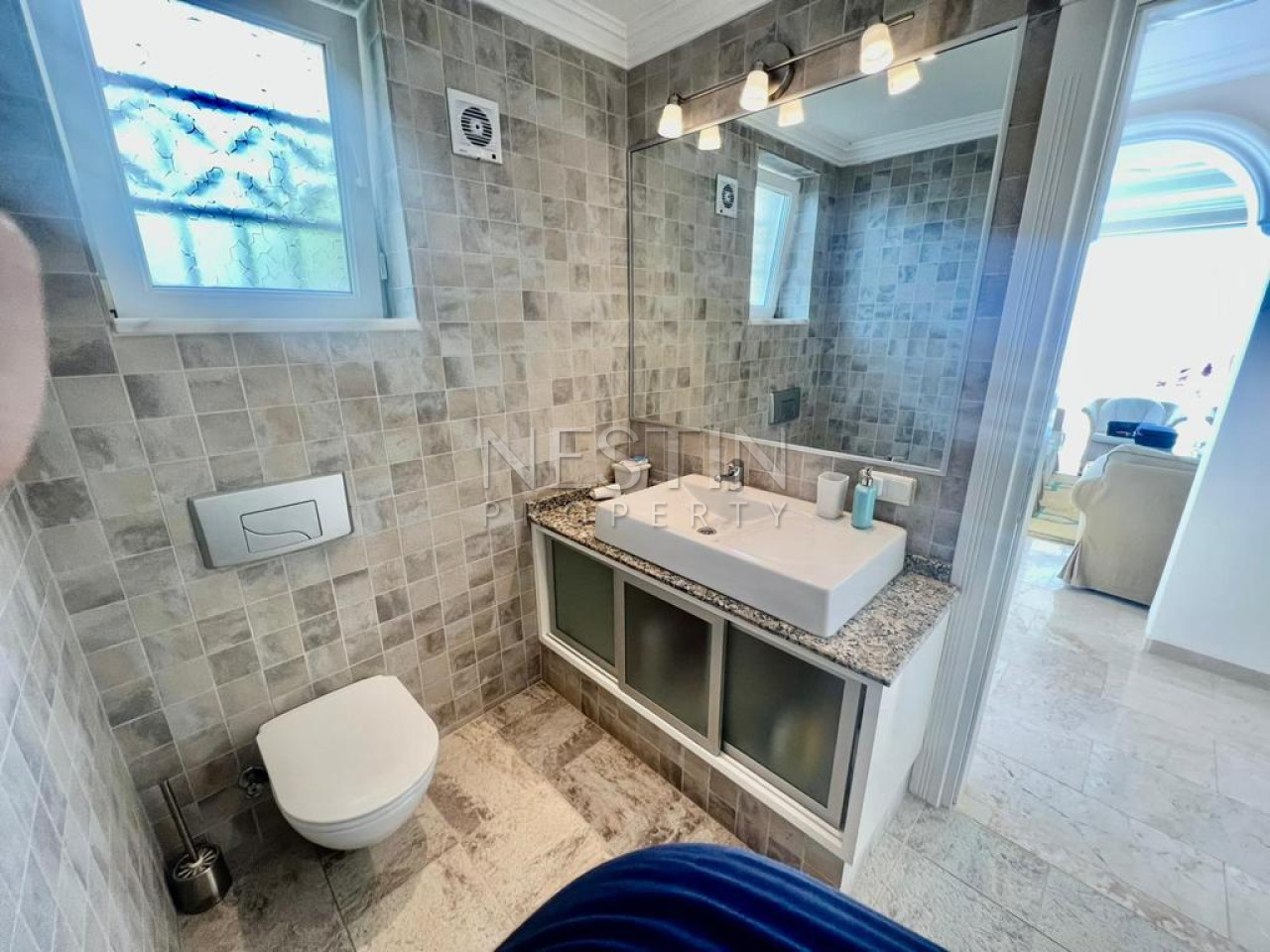 Вилла 3+2 в районе Каргыджак с видом на море и горы в 4,5 км от Средиземного моря фото 28