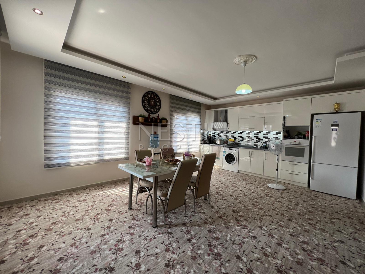 Квартира дуплекс 5+1 в районе Тосмур, в 700 м от Средиземного моря фото 12