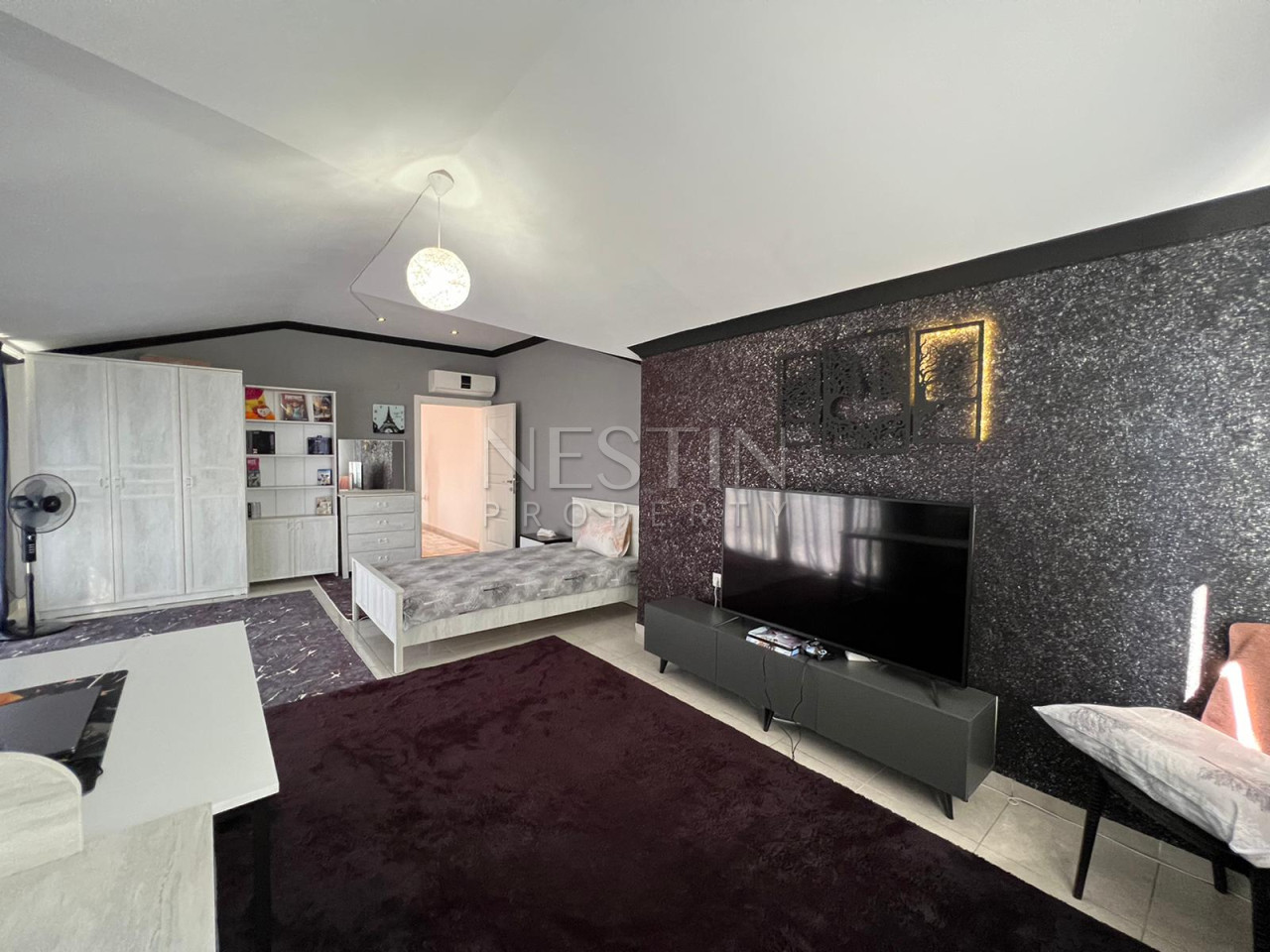 Квартира дуплекс 5+1 в районе Тосмур, в 700 м от Средиземного моря фото 25