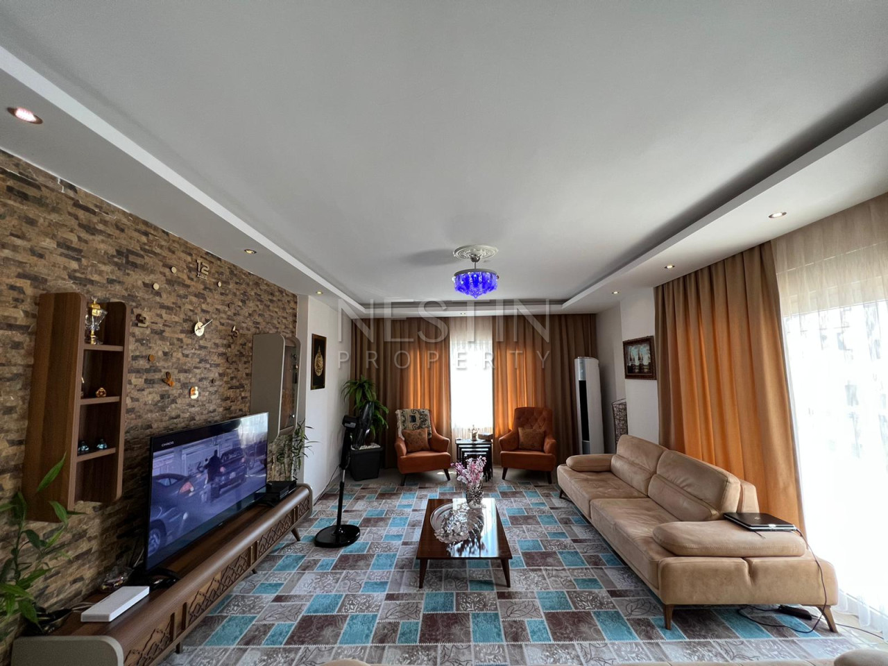 Квартира дуплекс 5+1 в районе Тосмур, в 700 м от Средиземного моря фото 26