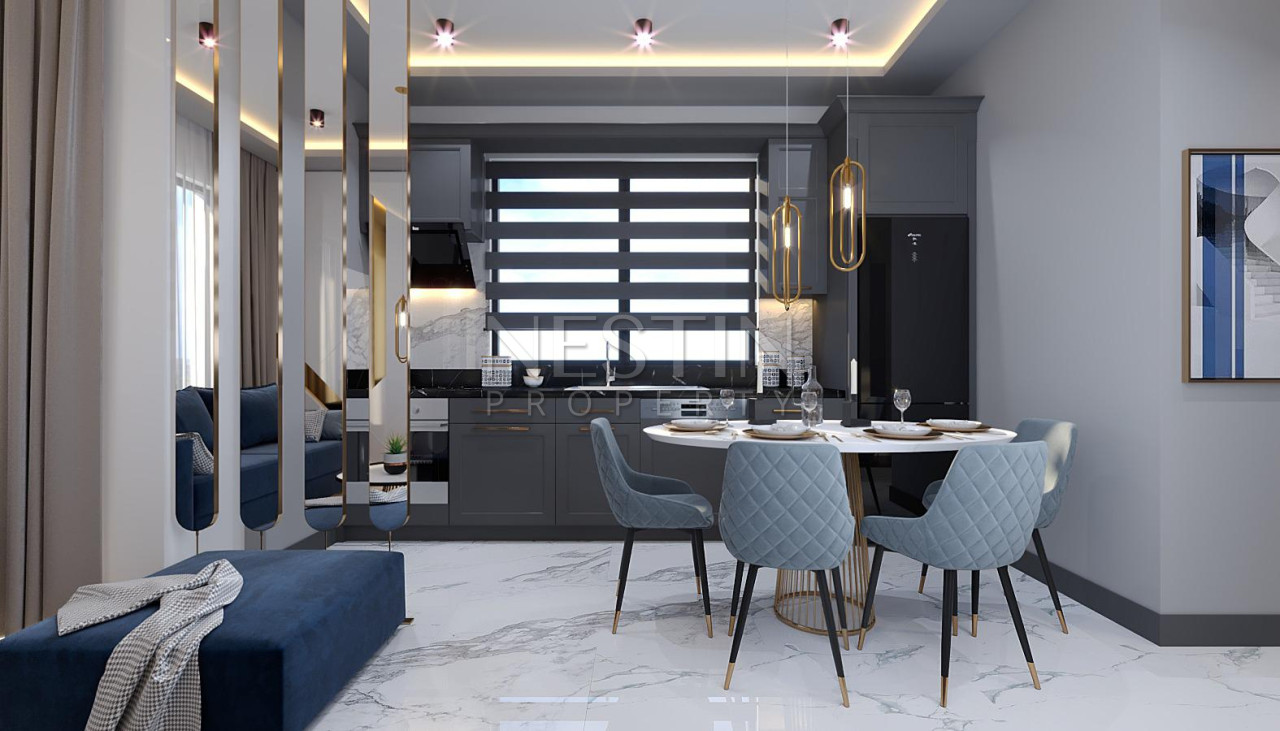 Квартира 2+1 в центре Аланьи в 300 м от Средиземного моря. фото 2