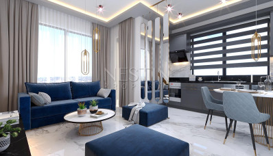 Квартира 2+1 в центре Аланьи в 300 м от Средиземного моря. фото 3