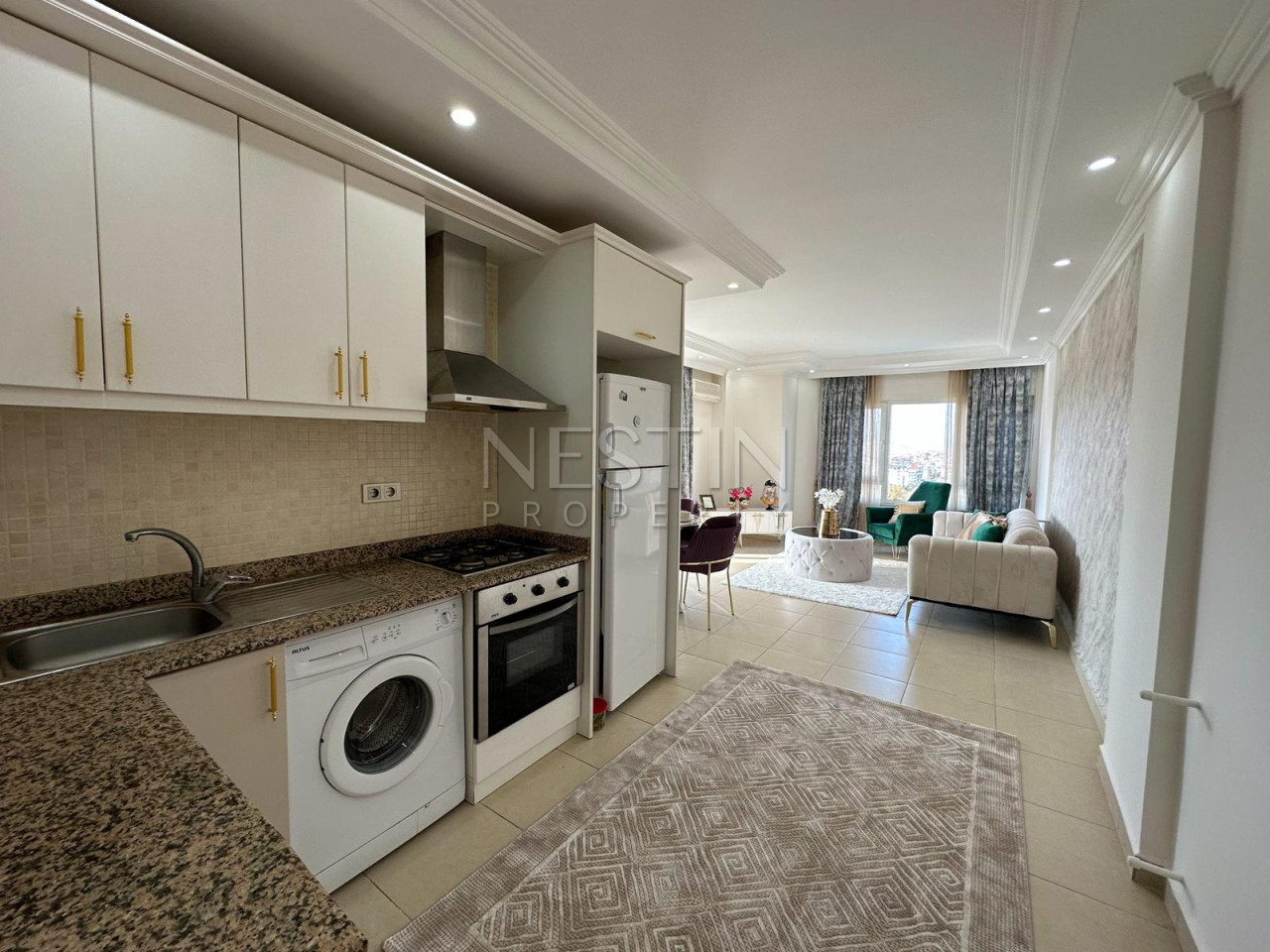 Меблированная квартира 2+1 в районе верхней Обы с видом на горы фото 5