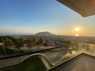 Роскошная квартира 2+1 с видом на Кале и море в центре Аланьи фото 1