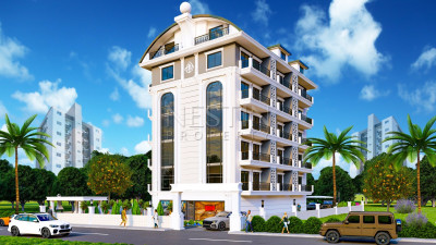 Квартира 1+1 в районе верхней Обы на этапе строительства c видом на горы фото 1