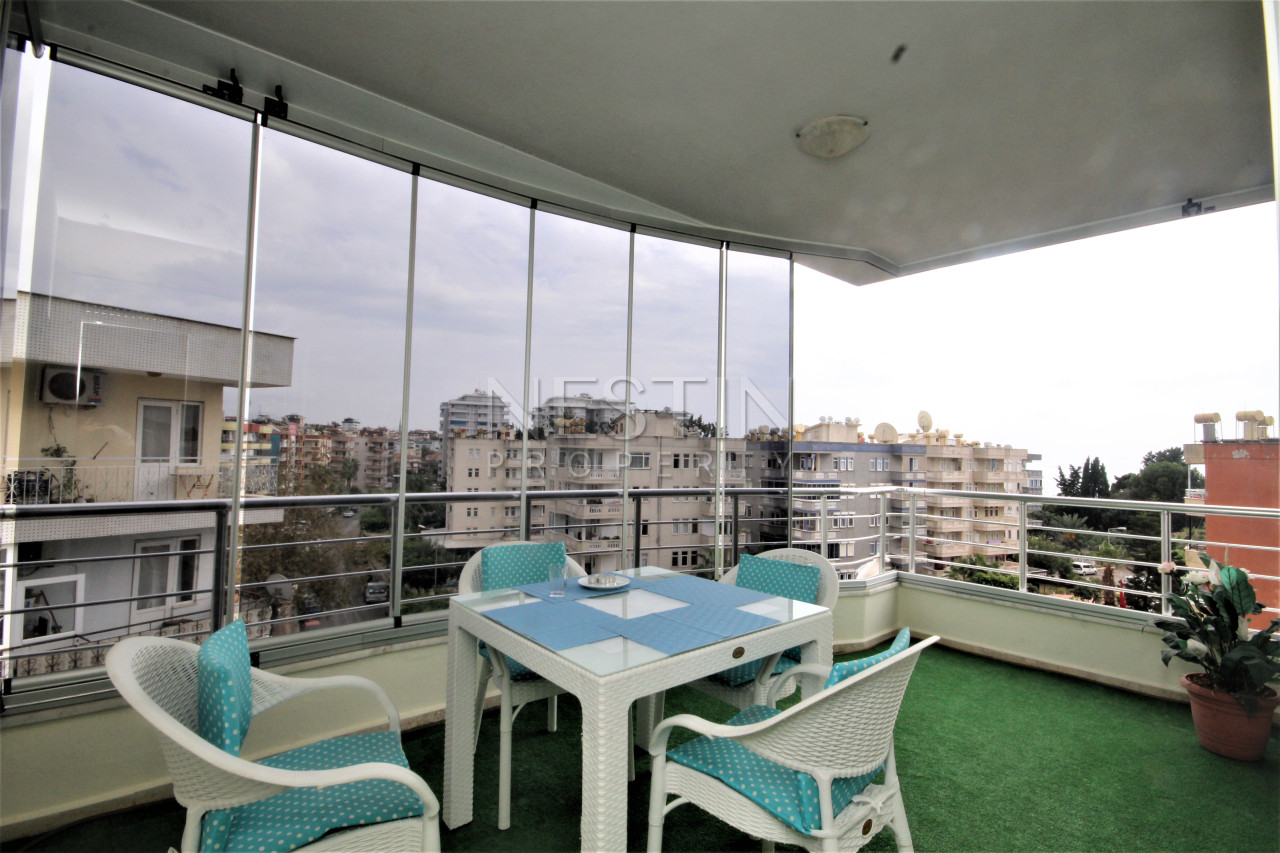 Квартира дуплекс 3+1 в районе Тосмур, в 100 м от Средиземного моря фото 10